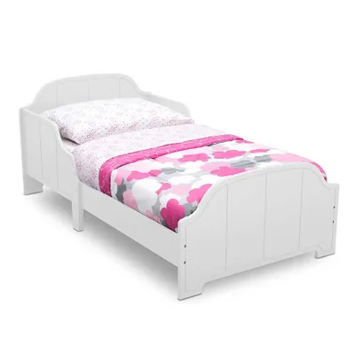 Cama infantil de transición de madera color blanco – a partir de 15 meses