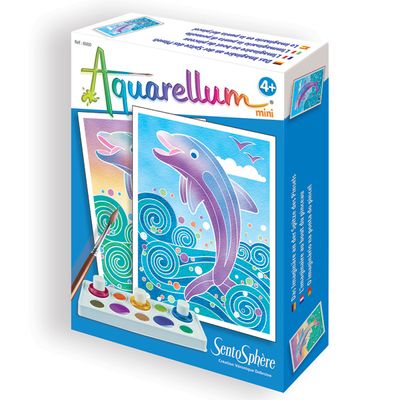 Aquarellum mini delfines