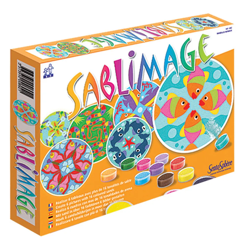 Sablimage mandala animales