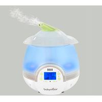 Humidificador digital verde y blanco