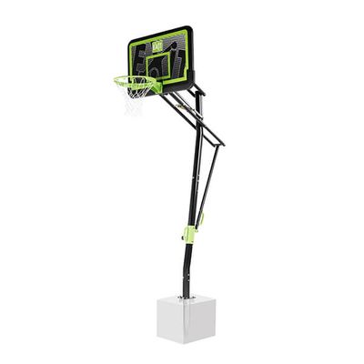 Tablero de baloncesto para instalar en el suelo de color negro