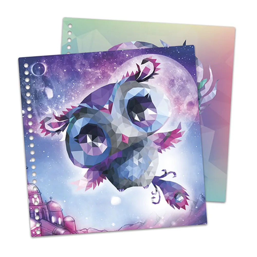 Cuaderno colorea con adhesivos Nebulous Stars