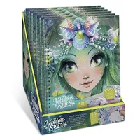 Cuaderno colorea con adhesivos Nebulous Stars