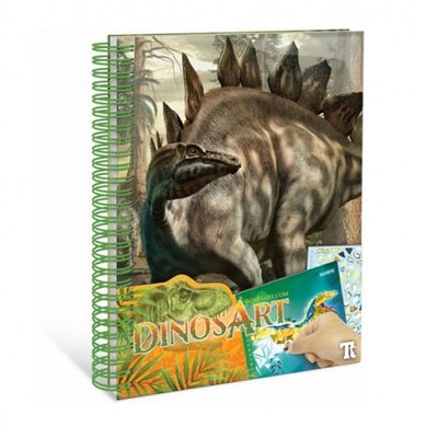 Cuaderno de adhesivos dinosaurios