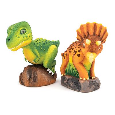 Figura de dinosaurio para pintar