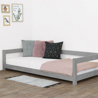 Cama STUDY gris 90x190