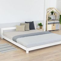 Cama doble Comfy 200x200 blanco