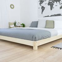 Cama doble tatami 160x200 natural