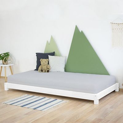 Cama individual TEENY 120x200 blanco