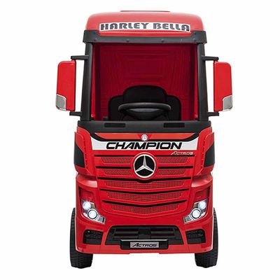 Camión Eléctrico Mercedes Actros Rojo