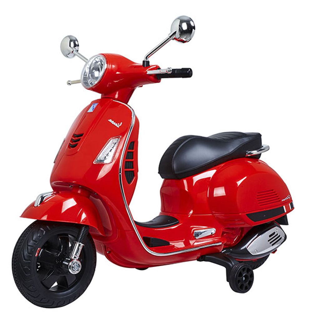 Moto eléctrica Vespa Rosa