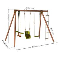 Estructura de columpio SUZON de madera