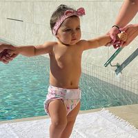 Pañal reutilizable Swim Nappy color rosa Talla