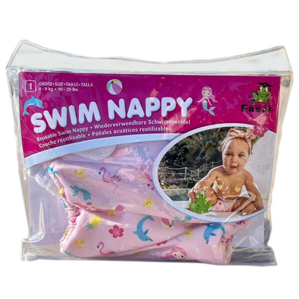 Pañal reutilizable Swim Nappy color rosa Talla