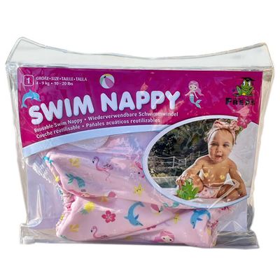 Pañal reutilizable Swim Nappy color rosa Talla