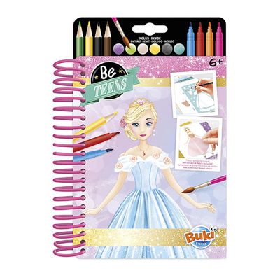 Cuaderno de moda vestidos princesa