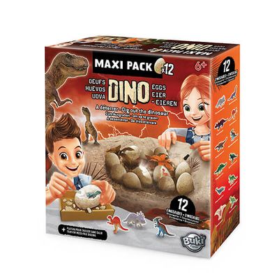 12 huevos de dinosaurio para excavar y coleccionar