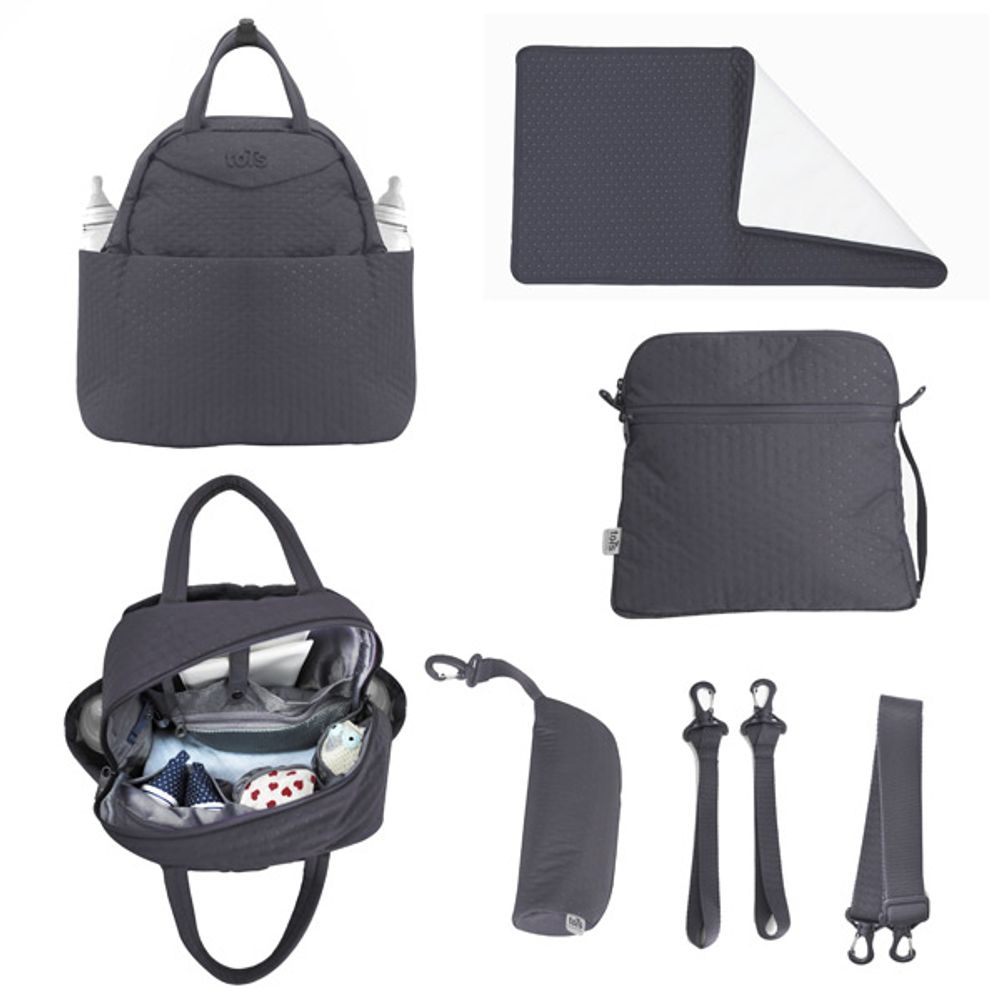 Bolso cambiador Tots gris