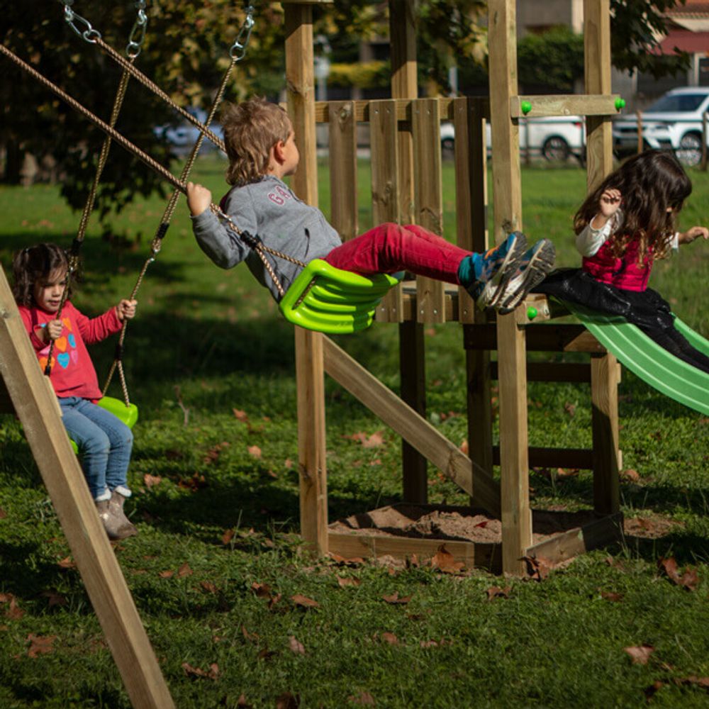 Parque infantil Carlit M con columpio doble