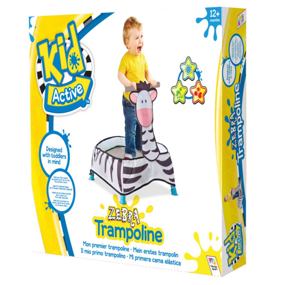 Trampolín cebra Kid Active