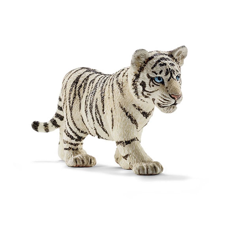 Figura de cachorro de tigre blanco