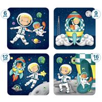 Puzzle evolutivo Astronauta 4 en 1