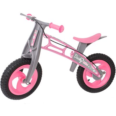 Bicicleta sin pedales rosa