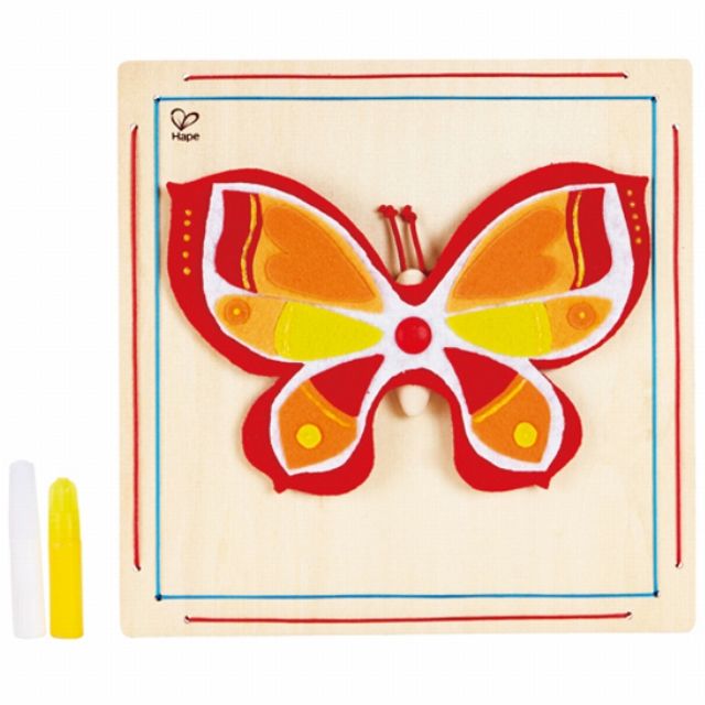 EUREKAKIDS Sujetalibros infantil original y decorativo de madera con forma  de mariposa