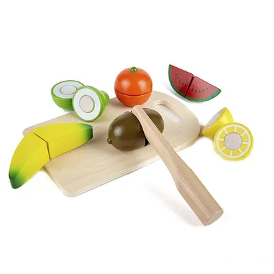 Set frutas de madera