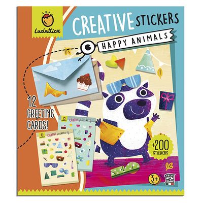 Stickers happy animals