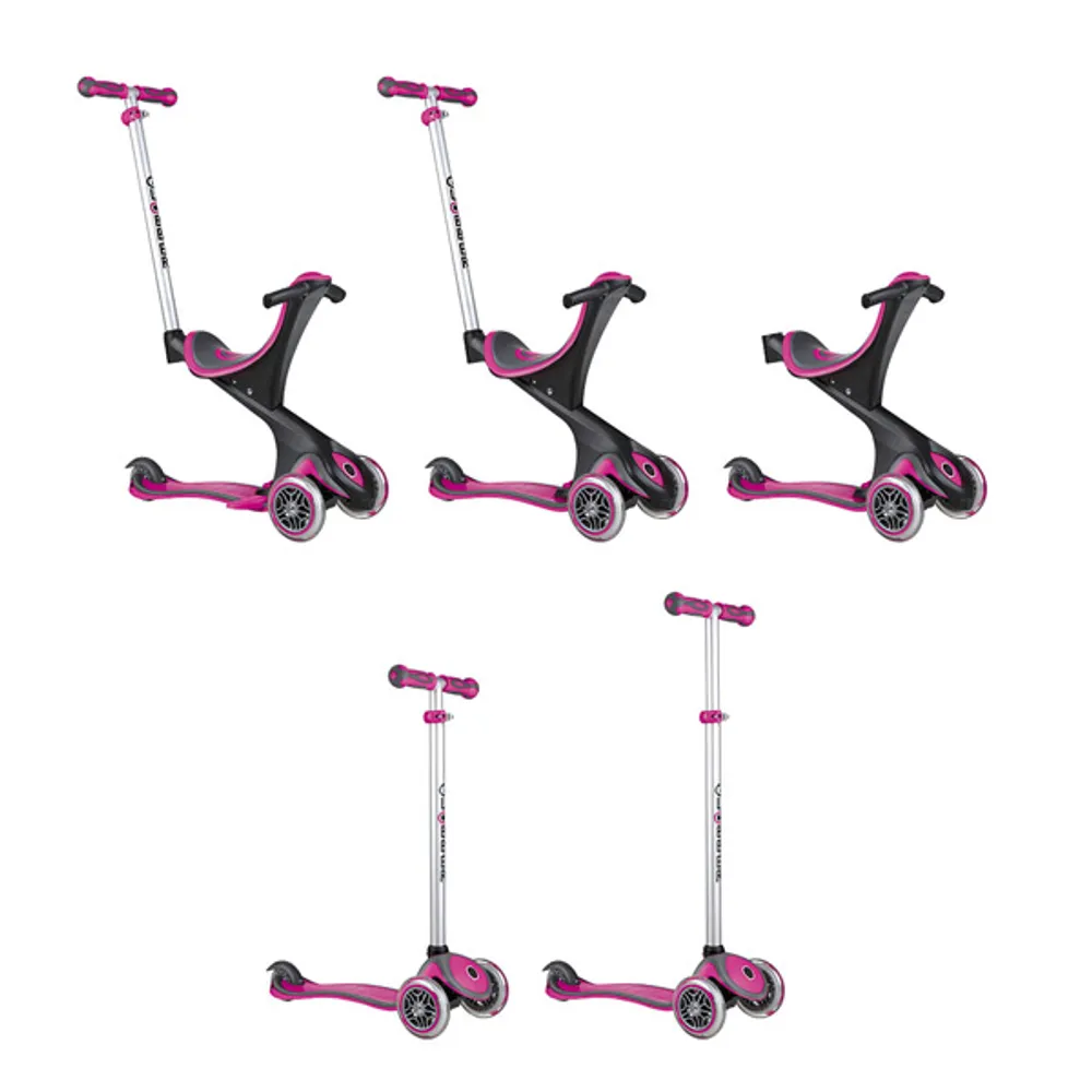 Patinete Evo Comfort 5 en 1 pink