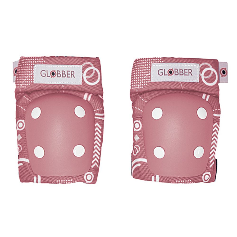 Protectores infantiles para rodillas y codos color rosa