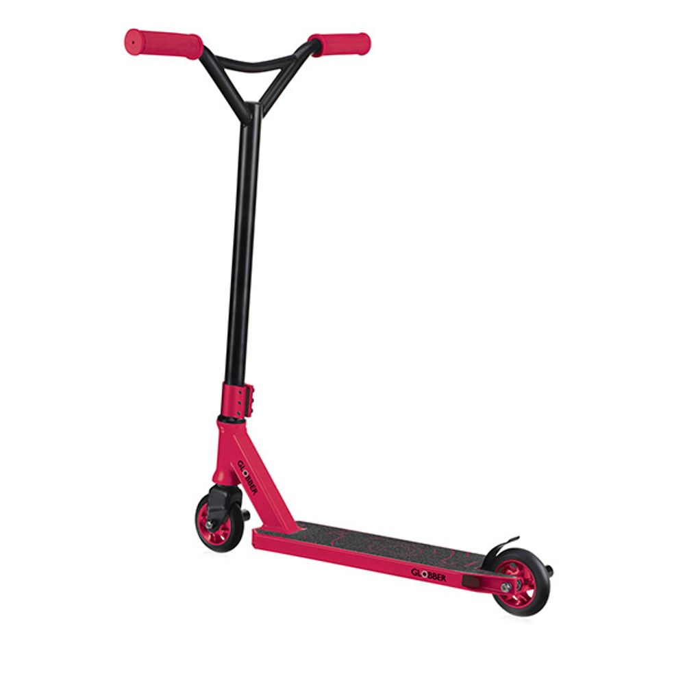 GLOBBER Patinete globber stunt scooter GS negro y rojo