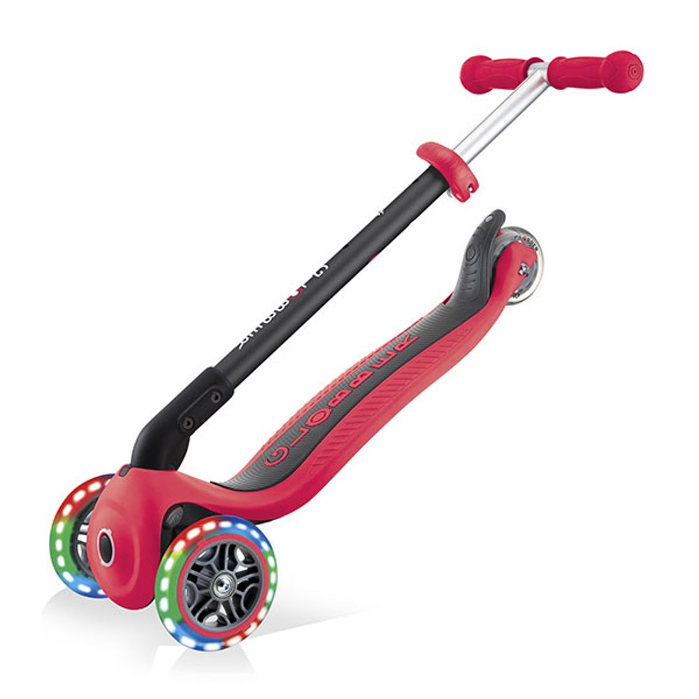 Patinete Go Up Sporty de Luces Rojo-Globber