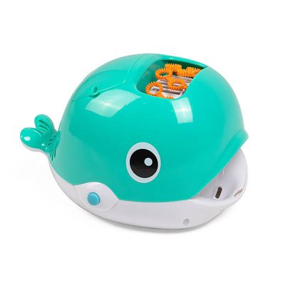 Máquina de pompas automática con forma de ballena