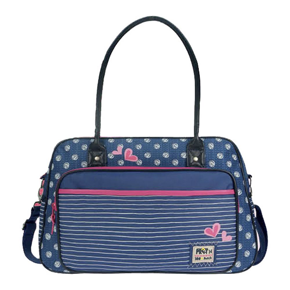 Bolso cambiador Pret denimized navy