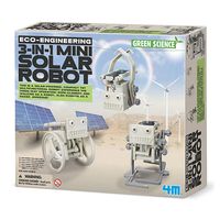 Green Science mini robot solar 3 en 1