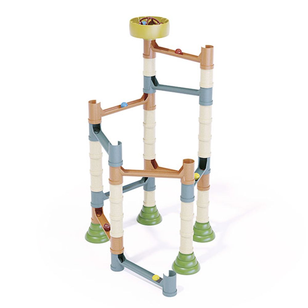 Play bio migoga marble run circuito canicas