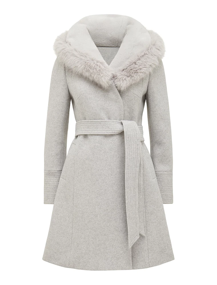 Josephine Faux Fur Lined Coat
