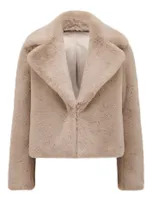 Alicia Petite Faux Fur Coat