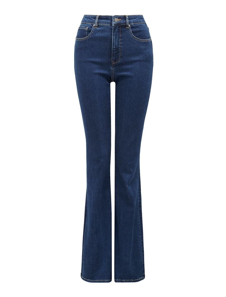 Farrah High-Rise Skinny Flare Jeans
