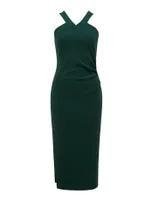 Charlie Arrow-Neck Bodycon Dress