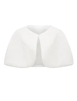 Clarissa Faux Fur Capelet