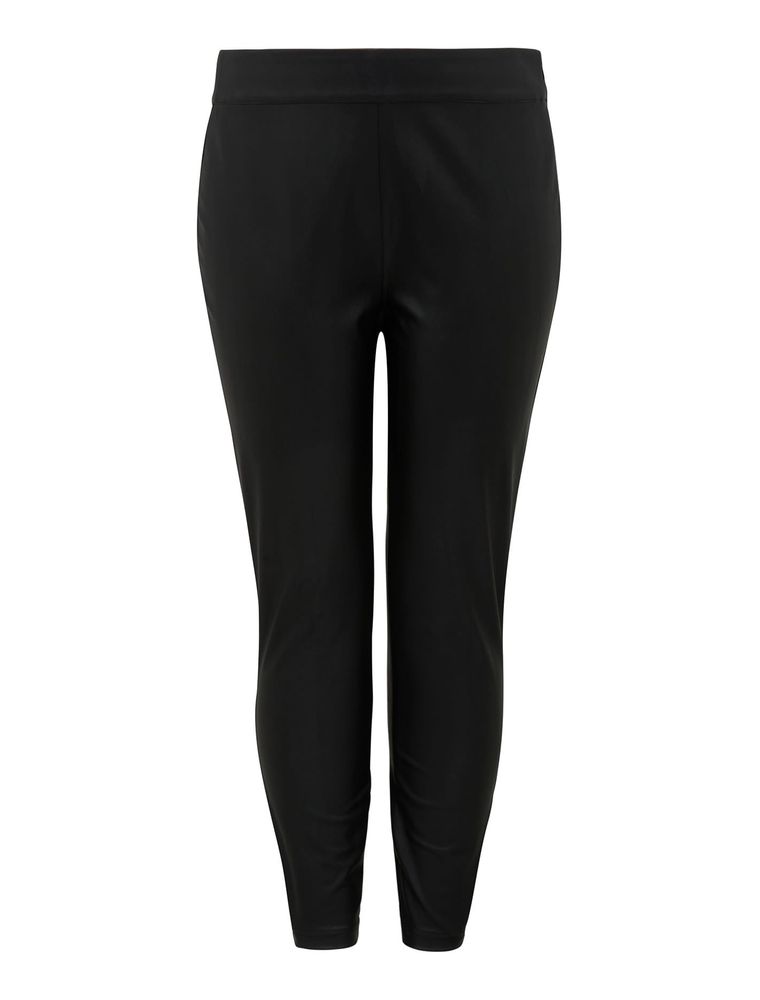 Veronica Curve Vegan Leather Leggings