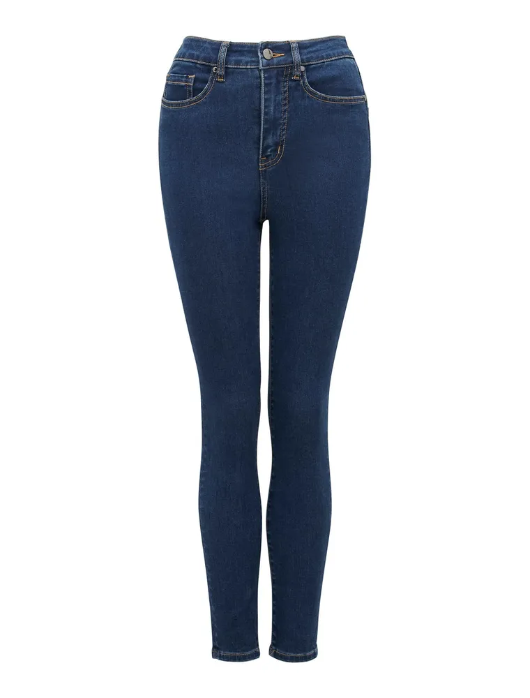 Bella Dark Wash High-Waisted Skinny Jeans