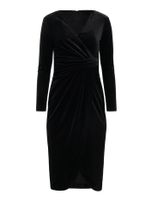 Antionette Petite Wrap Velvet Midi Dress