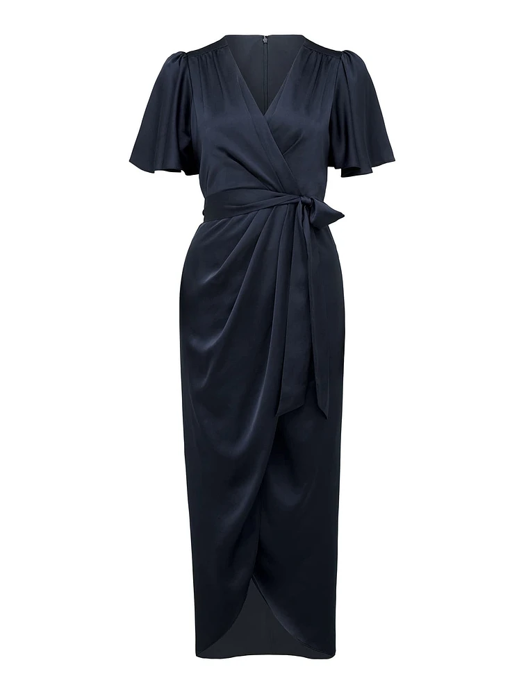 Carolina Satin Midi Dress