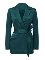Alora Satin Tie Blazer