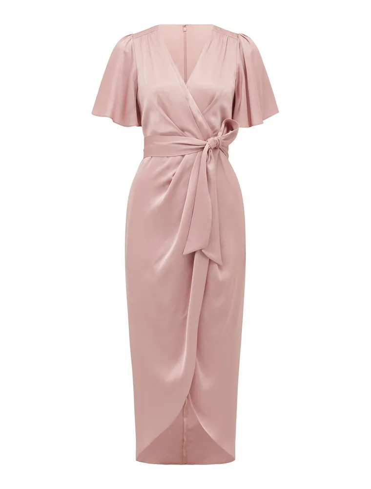 Carolina Satin Midi Dress