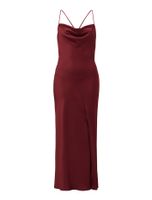Opal Bias Cowl Satin Midi Dress